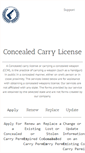 Mobile Screenshot of concealed-license.com